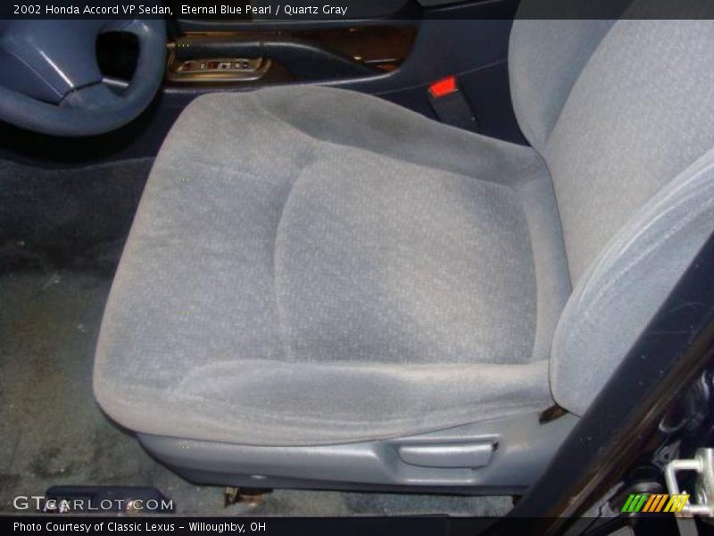 Eternal Blue Pearl / Quartz Gray 2002 Honda Accord VP Sedan