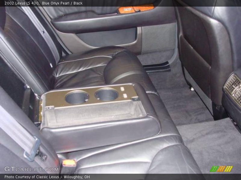Blue Onyx Pearl / Black 2002 Lexus LS 430