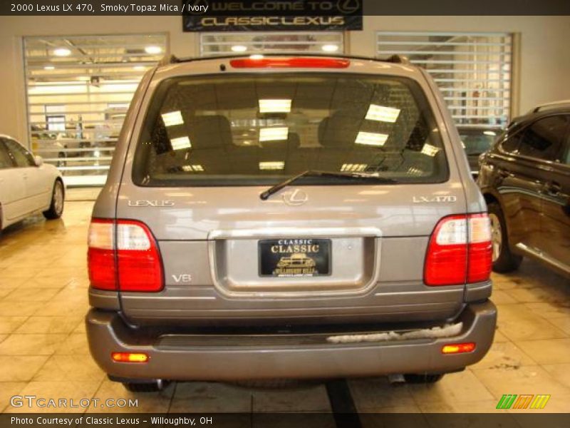 Smoky Topaz Mica / Ivory 2000 Lexus LX 470