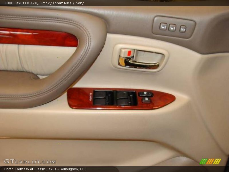Smoky Topaz Mica / Ivory 2000 Lexus LX 470