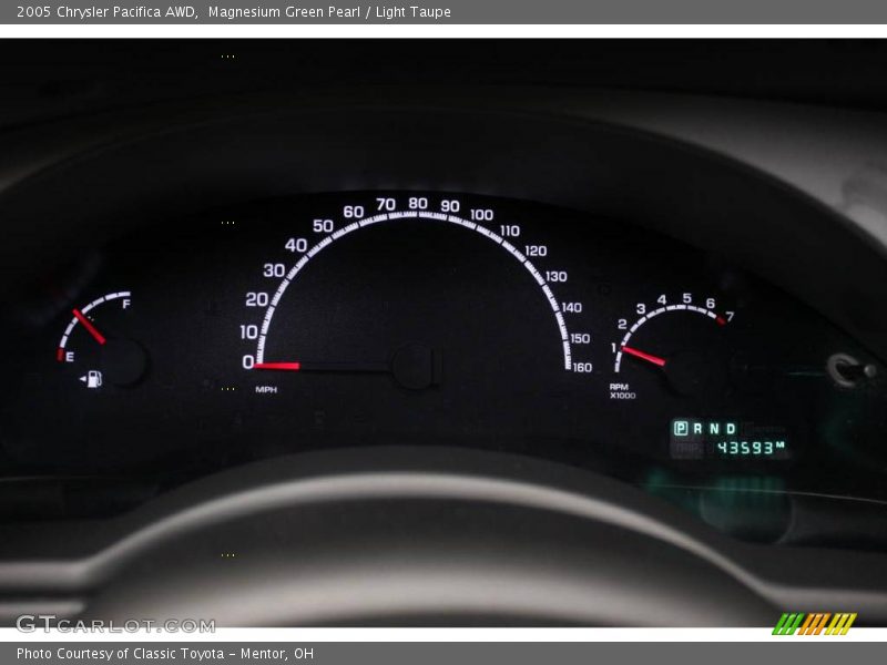 Magnesium Green Pearl / Light Taupe 2005 Chrysler Pacifica AWD