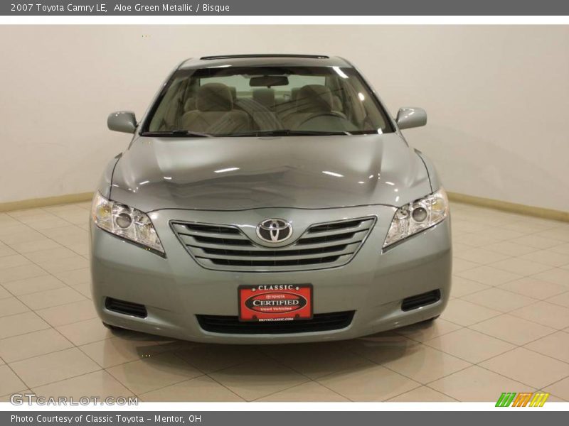 Aloe Green Metallic / Bisque 2007 Toyota Camry LE