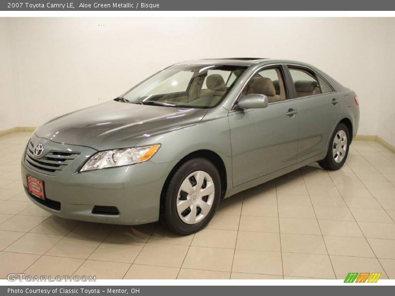 Aloe Green Metallic / Bisque 2007 Toyota Camry LE
