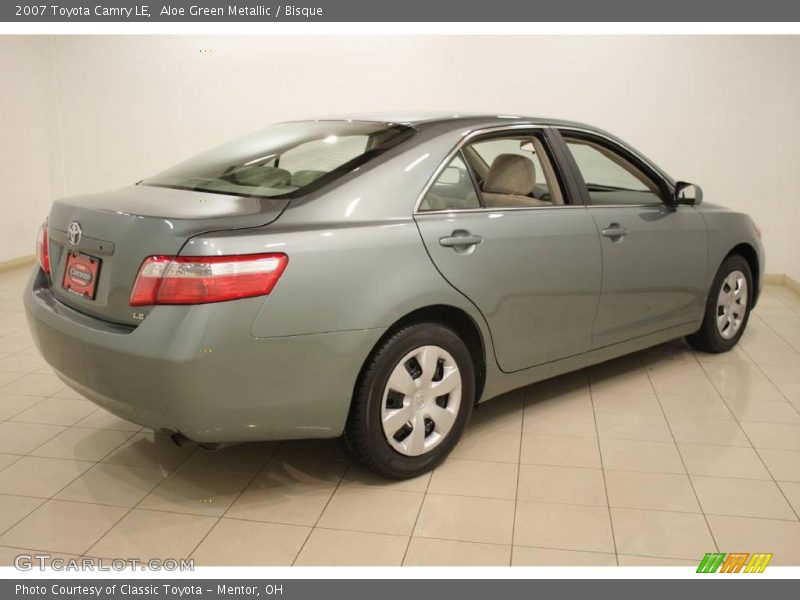 Aloe Green Metallic / Bisque 2007 Toyota Camry LE