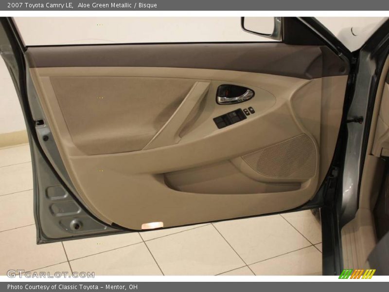 Aloe Green Metallic / Bisque 2007 Toyota Camry LE
