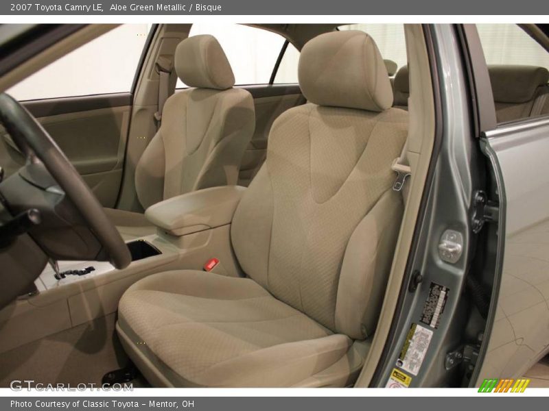 Aloe Green Metallic / Bisque 2007 Toyota Camry LE