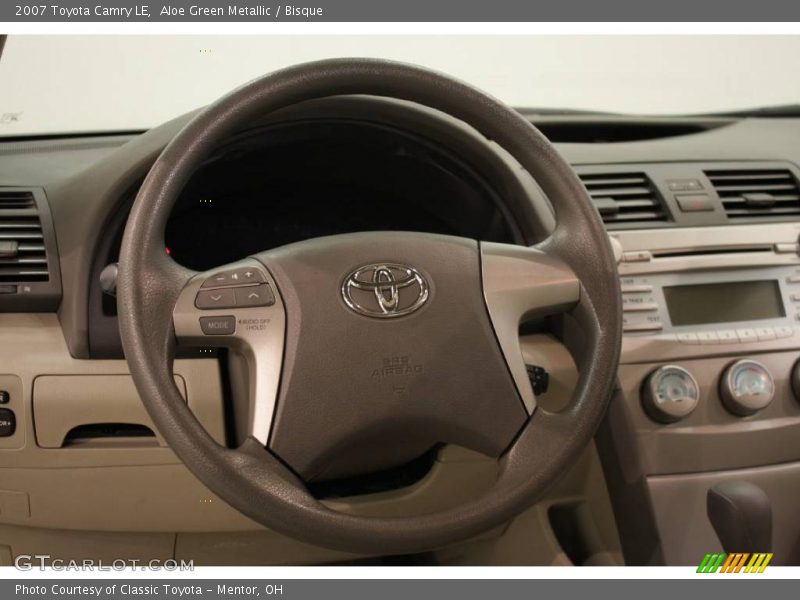 Aloe Green Metallic / Bisque 2007 Toyota Camry LE
