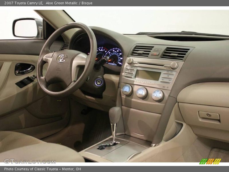 Aloe Green Metallic / Bisque 2007 Toyota Camry LE