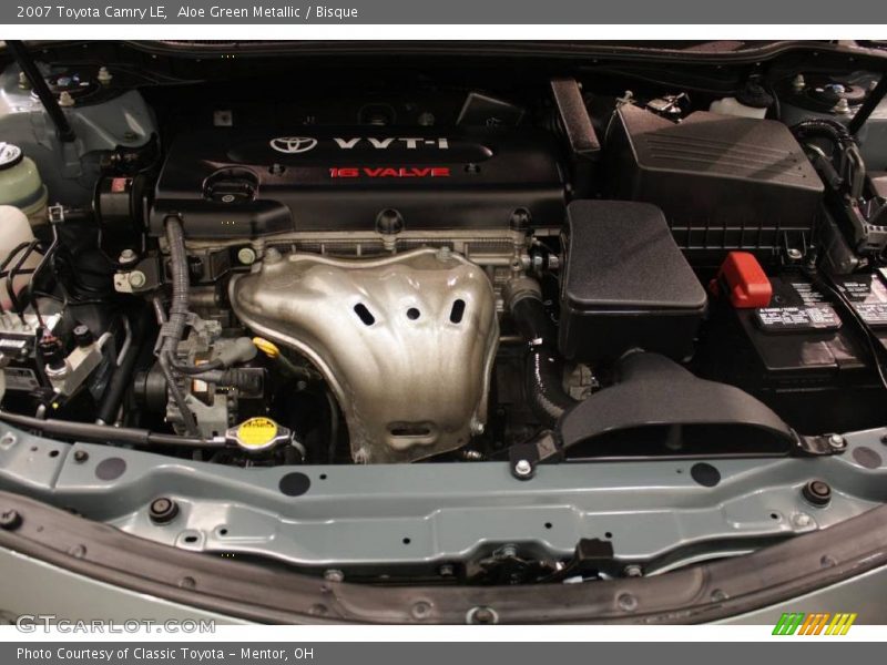 Aloe Green Metallic / Bisque 2007 Toyota Camry LE