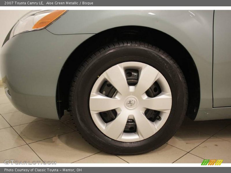 Aloe Green Metallic / Bisque 2007 Toyota Camry LE