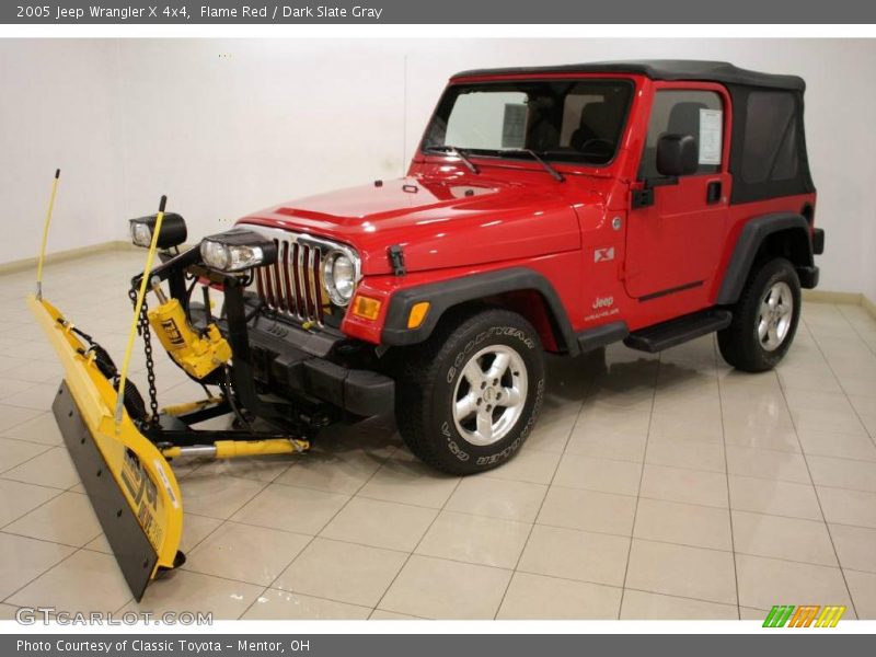 Flame Red / Dark Slate Gray 2005 Jeep Wrangler X 4x4