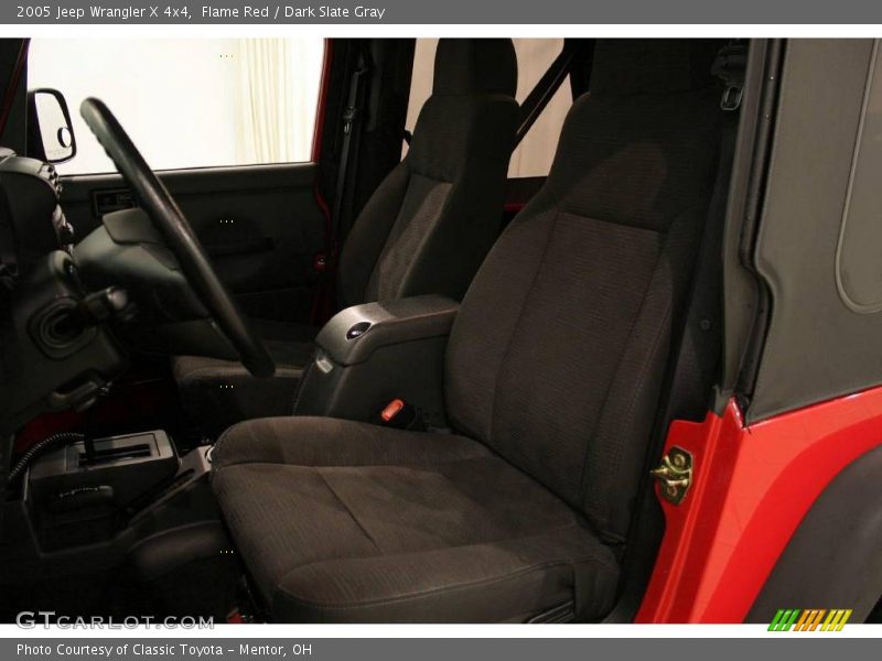 Flame Red / Dark Slate Gray 2005 Jeep Wrangler X 4x4