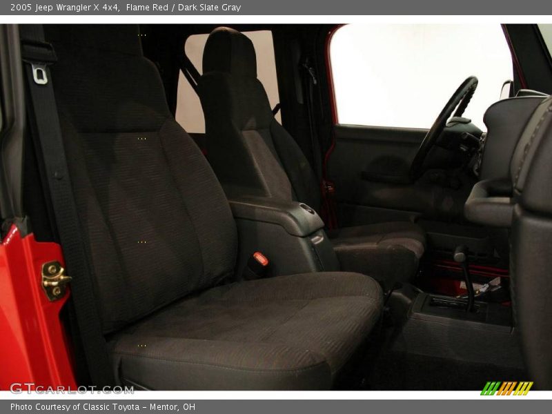 Flame Red / Dark Slate Gray 2005 Jeep Wrangler X 4x4