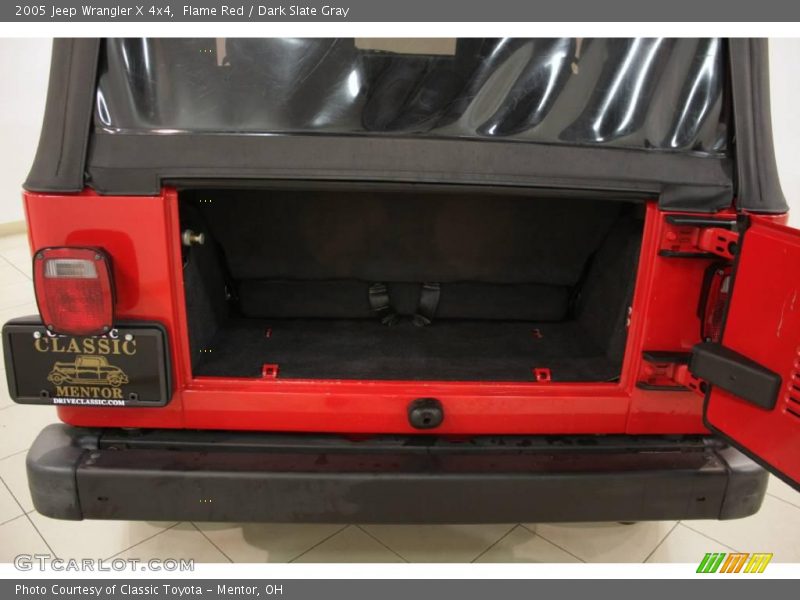 Flame Red / Dark Slate Gray 2005 Jeep Wrangler X 4x4