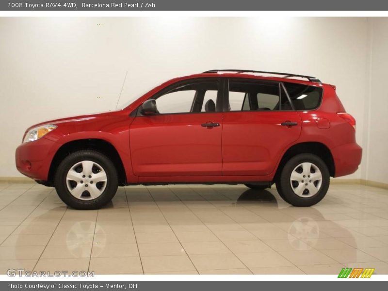 Barcelona Red Pearl / Ash 2008 Toyota RAV4 4WD