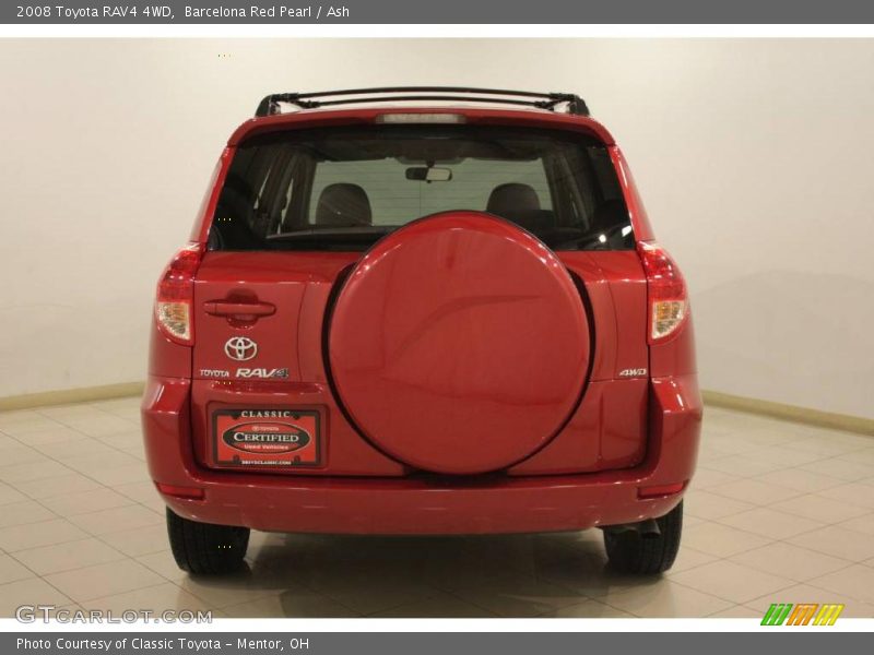 Barcelona Red Pearl / Ash 2008 Toyota RAV4 4WD