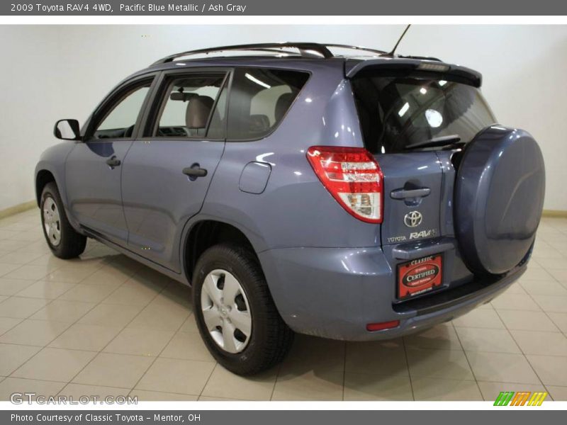 Pacific Blue Metallic / Ash Gray 2009 Toyota RAV4 4WD