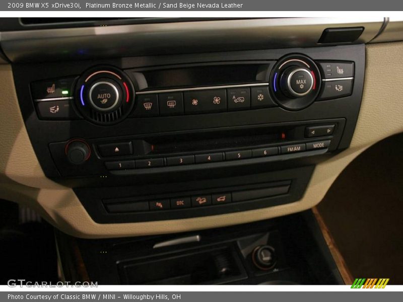 Platinum Bronze Metallic / Sand Beige Nevada Leather 2009 BMW X5 xDrive30i