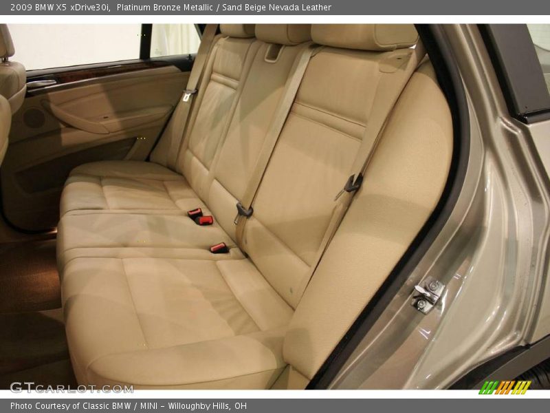 Platinum Bronze Metallic / Sand Beige Nevada Leather 2009 BMW X5 xDrive30i