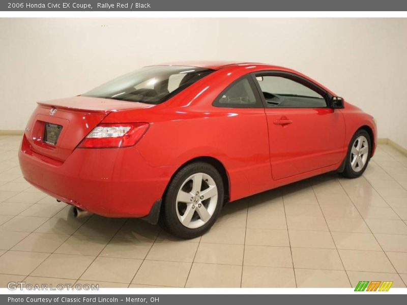 Rallye Red / Black 2006 Honda Civic EX Coupe