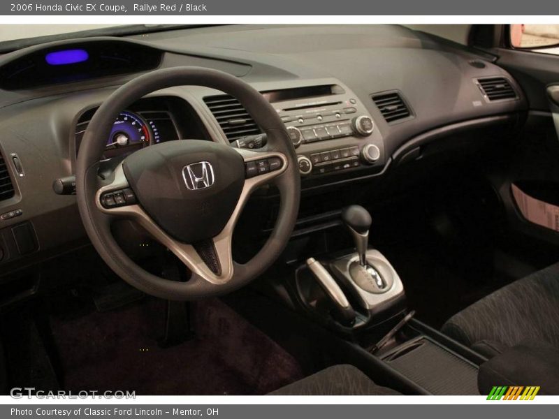 Rallye Red / Black 2006 Honda Civic EX Coupe