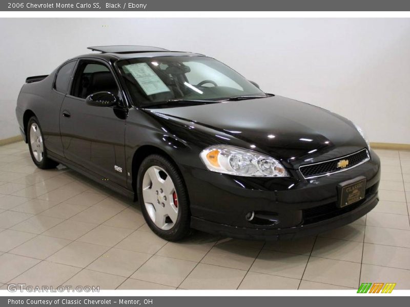 Black / Ebony 2006 Chevrolet Monte Carlo SS