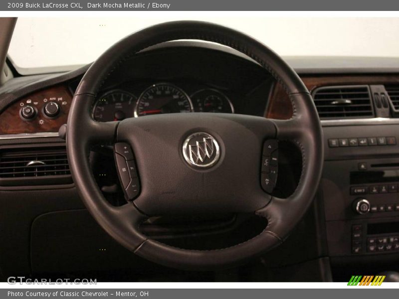 Dark Mocha Metallic / Ebony 2009 Buick LaCrosse CXL