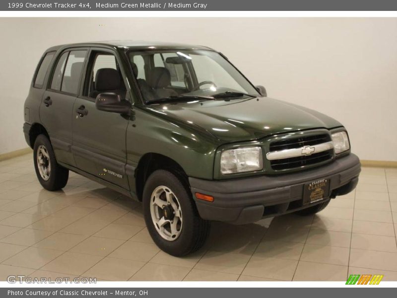Medium Green Metallic / Medium Gray 1999 Chevrolet Tracker 4x4