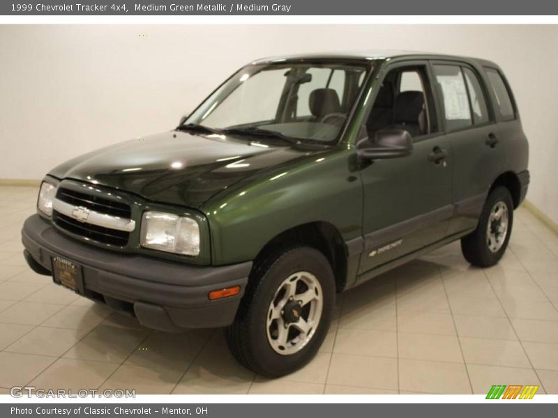 Medium Green Metallic / Medium Gray 1999 Chevrolet Tracker 4x4