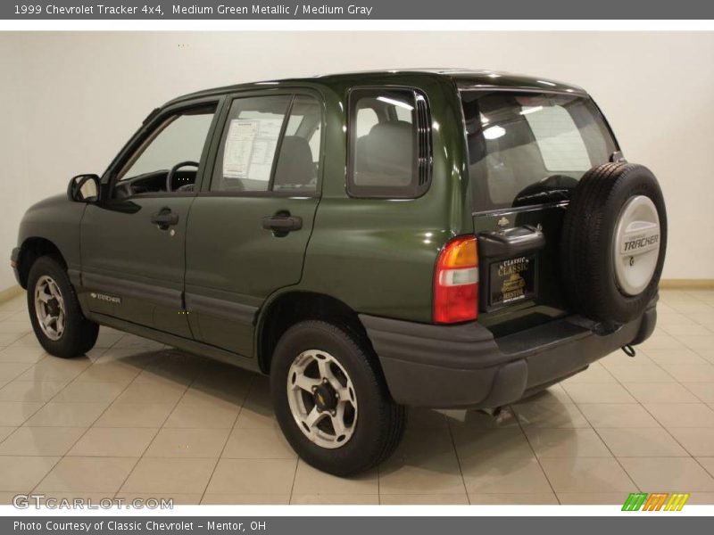 Medium Green Metallic / Medium Gray 1999 Chevrolet Tracker 4x4