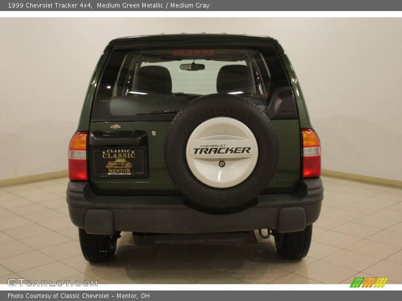 Medium Green Metallic / Medium Gray 1999 Chevrolet Tracker 4x4
