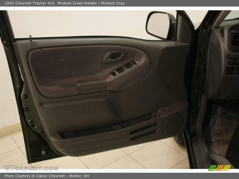 Medium Green Metallic / Medium Gray 1999 Chevrolet Tracker 4x4