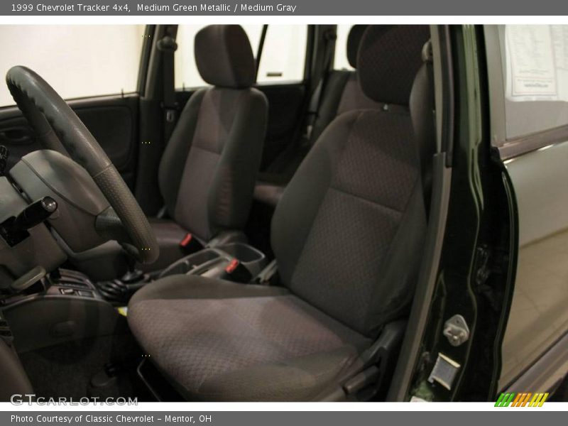 Medium Green Metallic / Medium Gray 1999 Chevrolet Tracker 4x4