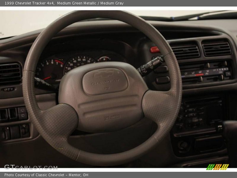 Medium Green Metallic / Medium Gray 1999 Chevrolet Tracker 4x4