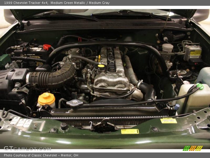 Medium Green Metallic / Medium Gray 1999 Chevrolet Tracker 4x4