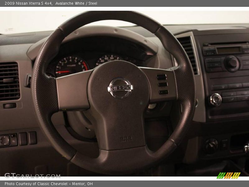 Avalanche White / Steel 2009 Nissan Xterra S 4x4