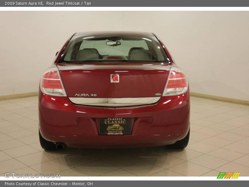 Red Jewel Tintcoat / Tan 2009 Saturn Aura XE