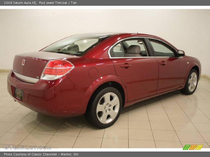 Red Jewel Tintcoat / Tan 2009 Saturn Aura XE