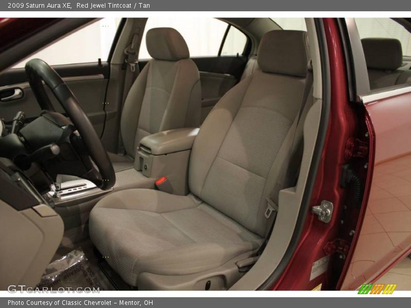 Red Jewel Tintcoat / Tan 2009 Saturn Aura XE