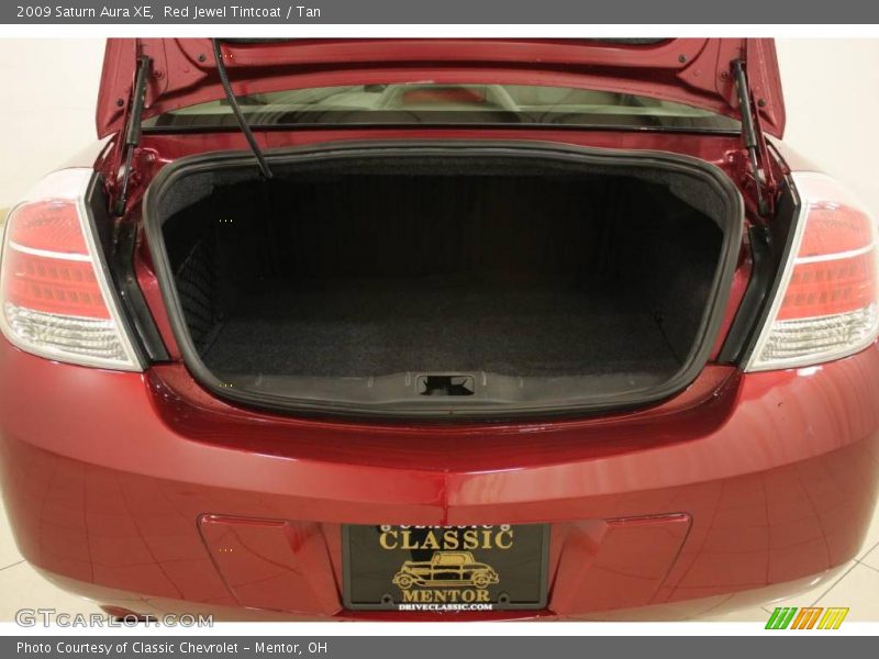 Red Jewel Tintcoat / Tan 2009 Saturn Aura XE
