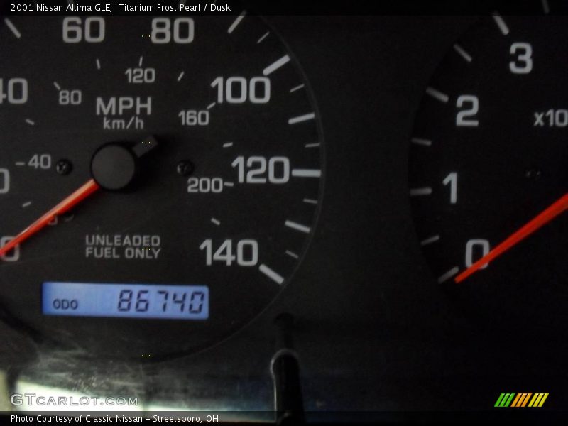 Titanium Frost Pearl / Dusk 2001 Nissan Altima GLE