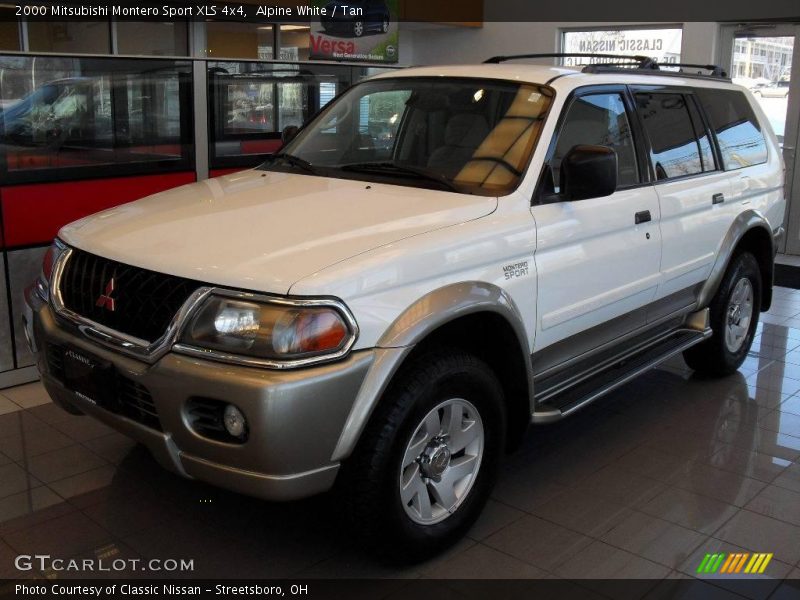 Alpine White / Tan 2000 Mitsubishi Montero Sport XLS 4x4