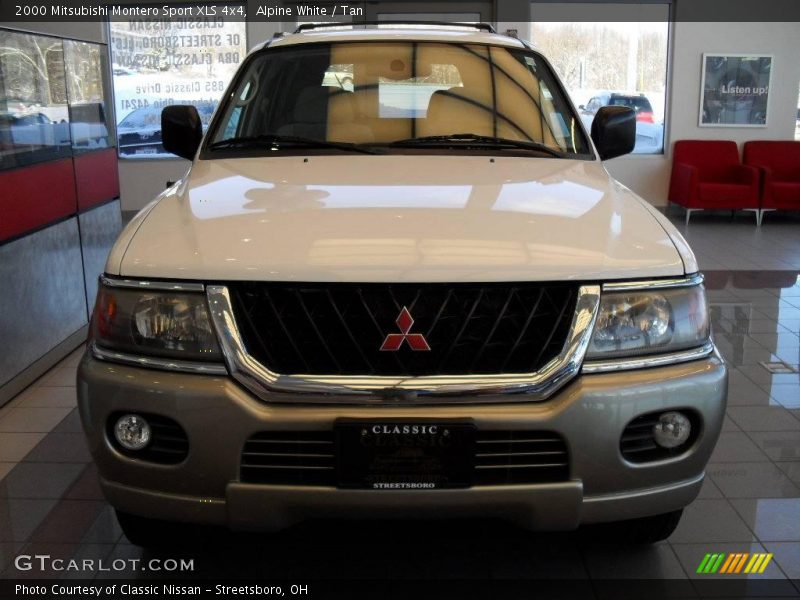 Alpine White / Tan 2000 Mitsubishi Montero Sport XLS 4x4