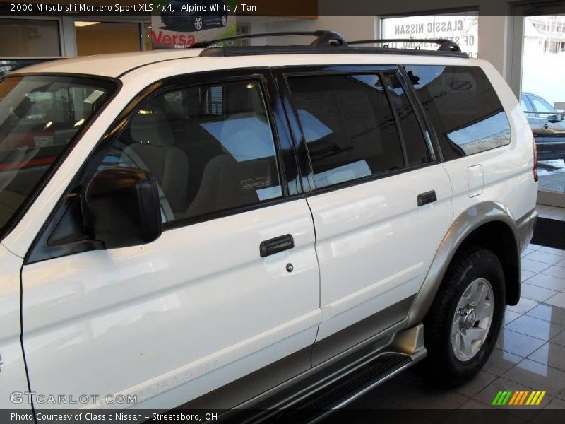 Alpine White / Tan 2000 Mitsubishi Montero Sport XLS 4x4