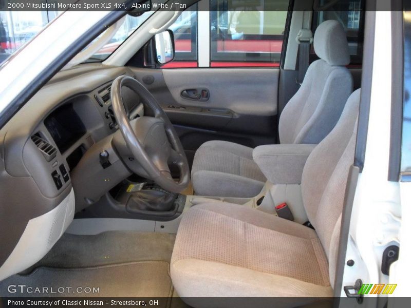 Alpine White / Tan 2000 Mitsubishi Montero Sport XLS 4x4