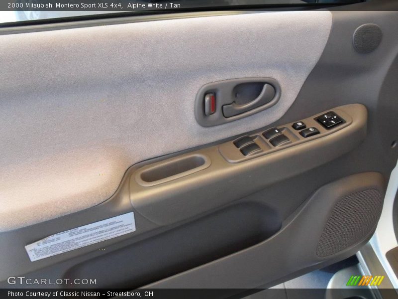 Alpine White / Tan 2000 Mitsubishi Montero Sport XLS 4x4