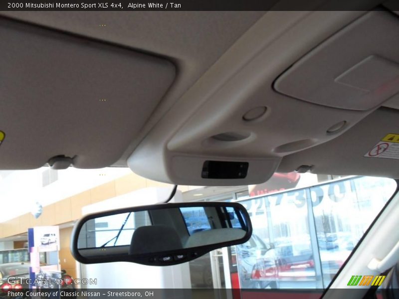 Alpine White / Tan 2000 Mitsubishi Montero Sport XLS 4x4