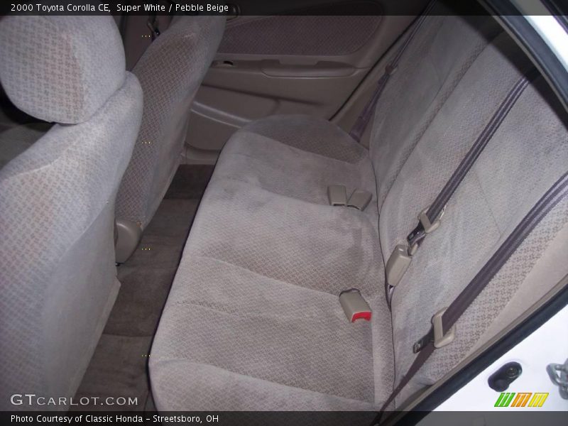 Super White / Pebble Beige 2000 Toyota Corolla CE