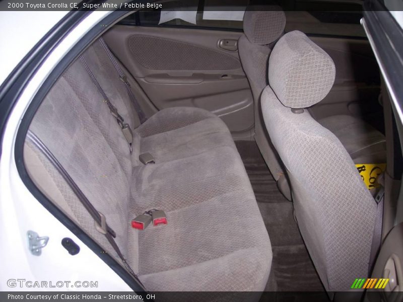 Super White / Pebble Beige 2000 Toyota Corolla CE