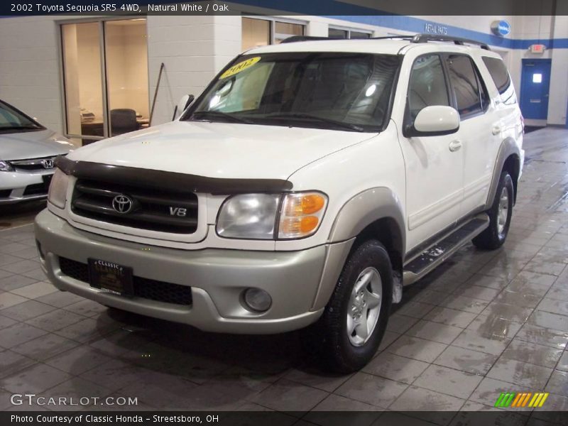 Natural White / Oak 2002 Toyota Sequoia SR5 4WD